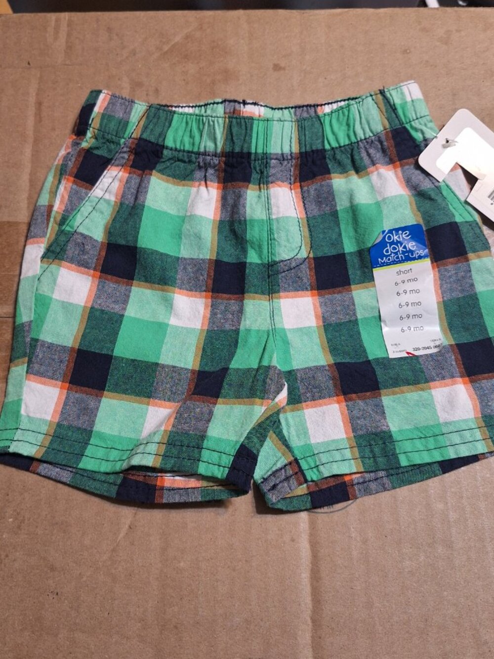 green shorts 6 to 9 months